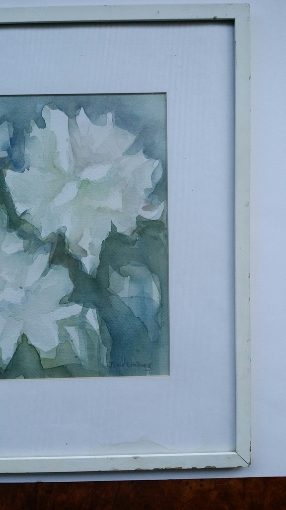 Jopie Limburg, Aquarel, Bloemen kopen? Bied vanaf 30!