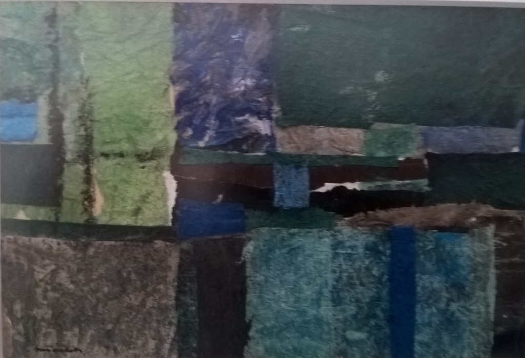 Jan Miechels – 4 x collage in 1 lijst - 4 variaties op Nederlands landschap kopen? Bied vanaf 250!