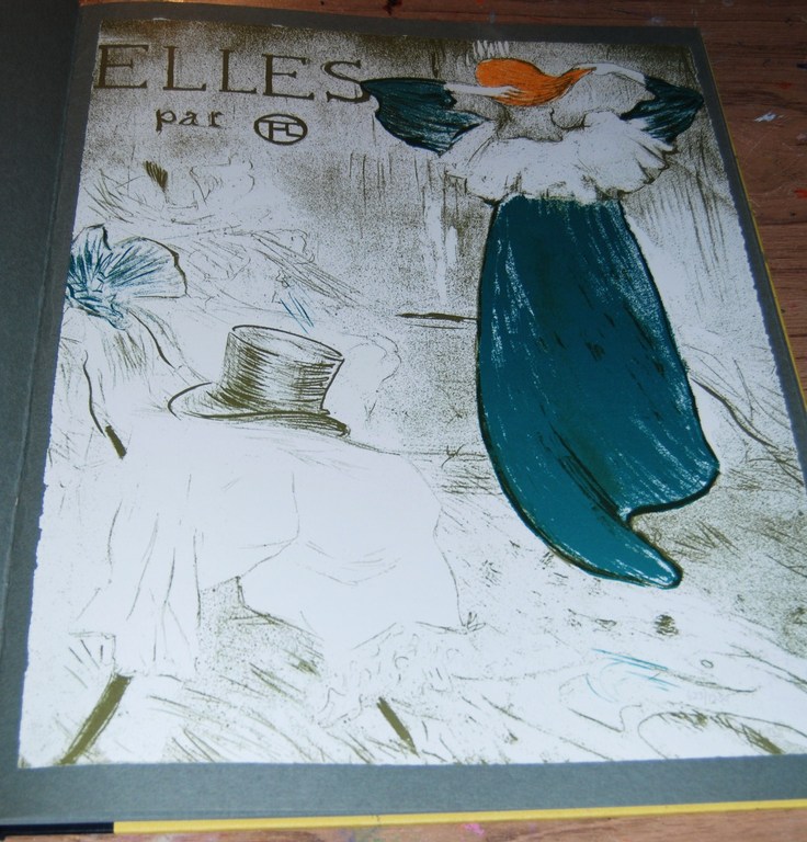 Toulouse Lautrec, Elles, 11 facs litho's, 1969, gen. groot verkocht voor € 300!