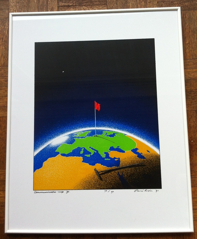 René Boin: zeefdruk, Communicatie-cup kopen? Bied vanaf 45!