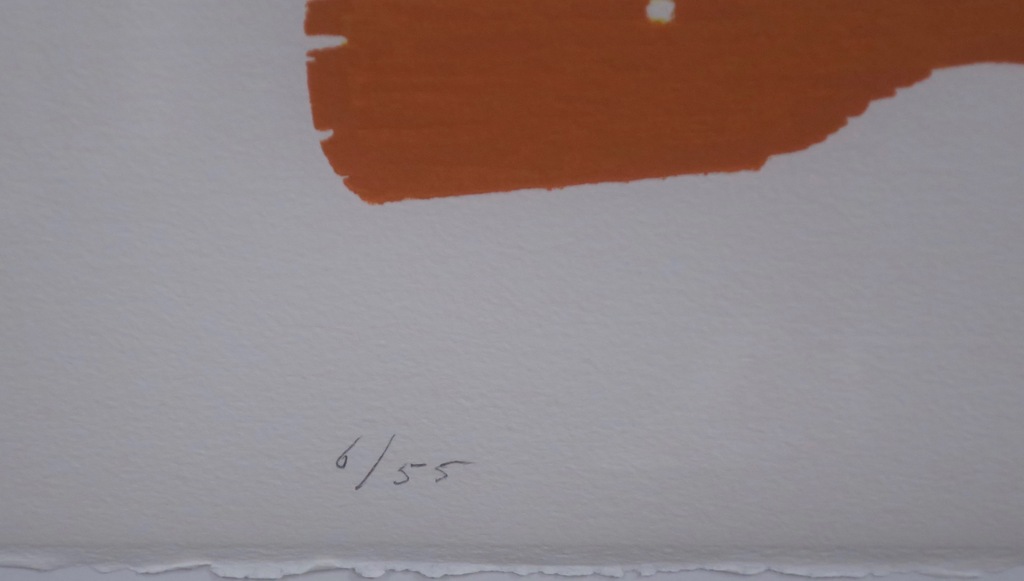 Joris Geurts: Houtsnede, Zonder titel (liggend) -Ingelijst kopen? Bied vanaf 35!