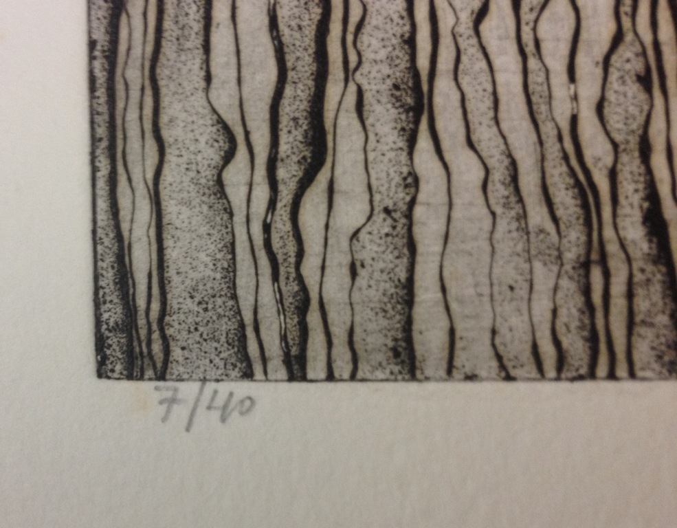 Eelco Glastra van Loon, ets, "Onschuld" kopen? Bied vanaf 15!