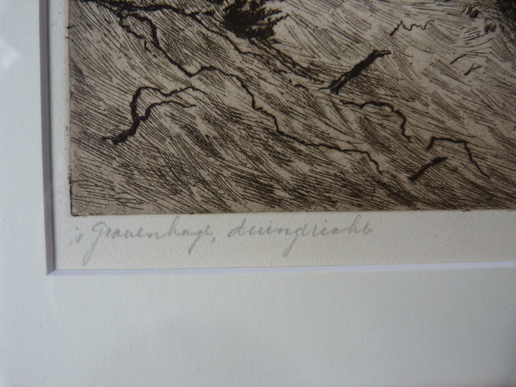 Jan Christoffel Bartelsman.( 1889-1948 ) -  ‘s Gravenhage, duingezicht. kopen? Bied vanaf 1!
