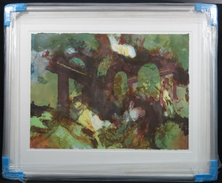 Hans Vanhorck: Litho, Boogconstructie - ingelijst kopen? Bied vanaf 40!