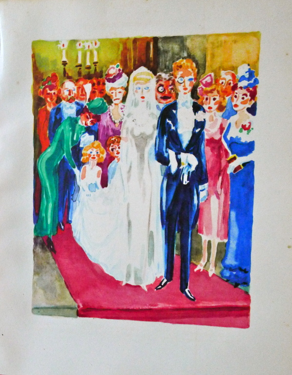 Kees van Dongen, illustratie naar aquarel uit a La Recherche du  Temps Perdu  verkocht voor € 40!