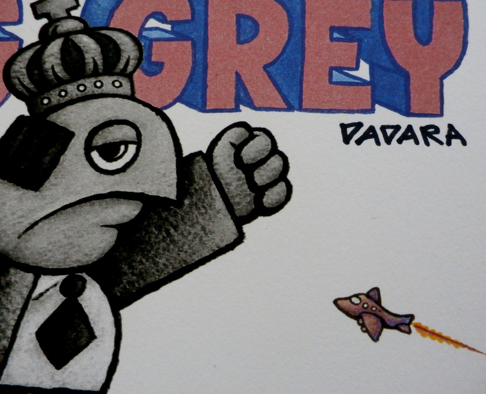 Dadara - zeefdruk: King Greyman kopen? Bied vanaf 125!