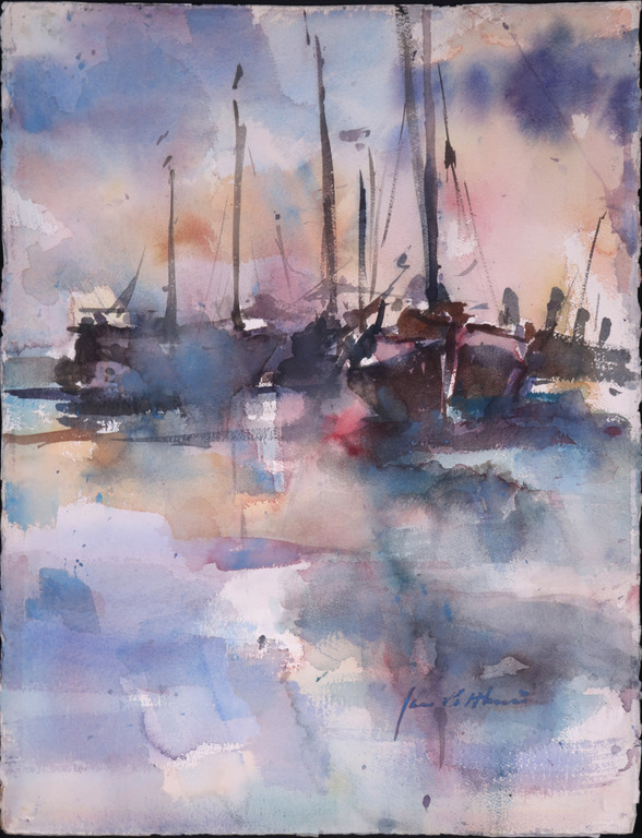 Onbekende kunstenaar: Dubbelzijdig aquarel op papier, Zonder titel kopen? Bied vanaf 1!