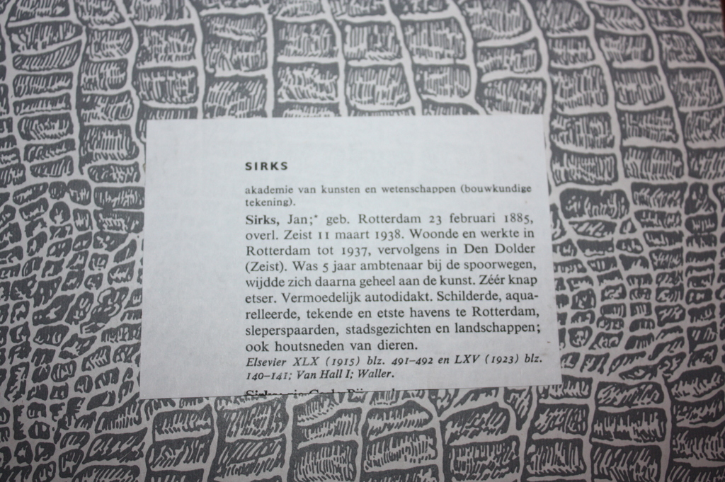 ets rotterdam  Jan Sirks kopen? Bied vanaf 50!