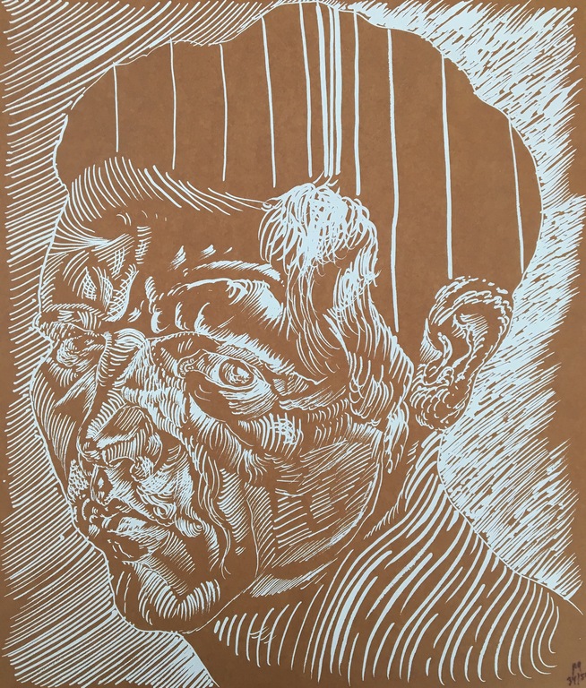 Philip Akkerman, zeefdruk, handgesigneerd verkocht voor € 50!