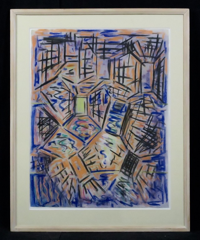 Co van Gasteren: Tekening, Compositie I - Ingelijst kopen? Bied vanaf 1!