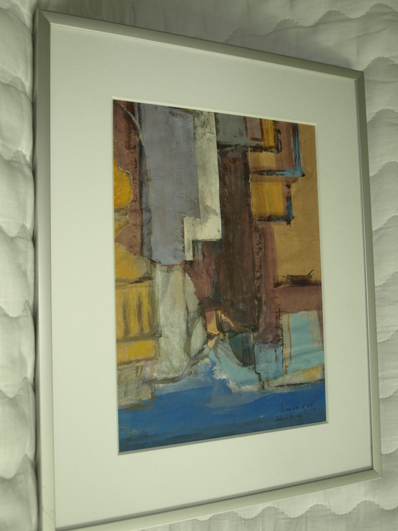 SIMON KOK – Collage – Abstract – Gesigneerd- *DAKA-AANBIEDING*  kopen? Bied vanaf 23!