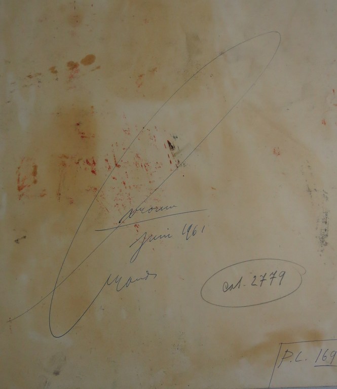 Eugene Brands: Olieverf op papier, Vrouw kopen? Bied vanaf 1500!