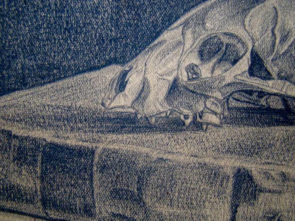 Chris Moret (1906-1979) - Vanitas stilleven 1928 - potlood kopen? Bied vanaf 1!