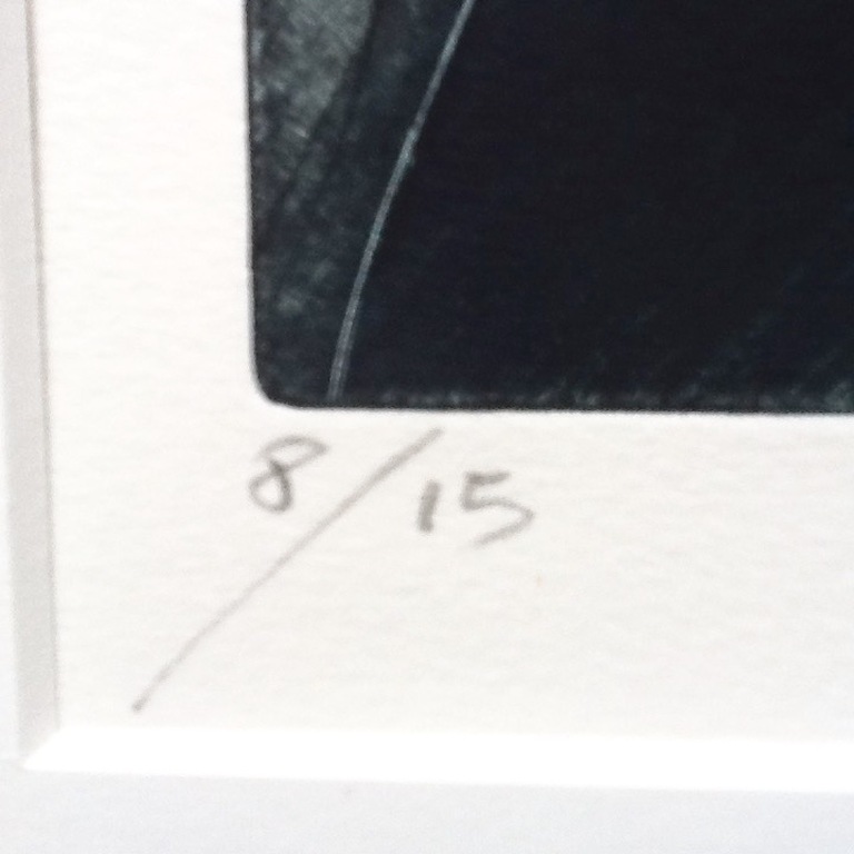 Dana Andreev, ingekleurde ets, Temptation, gesigneerd kopen? Bied vanaf 65!