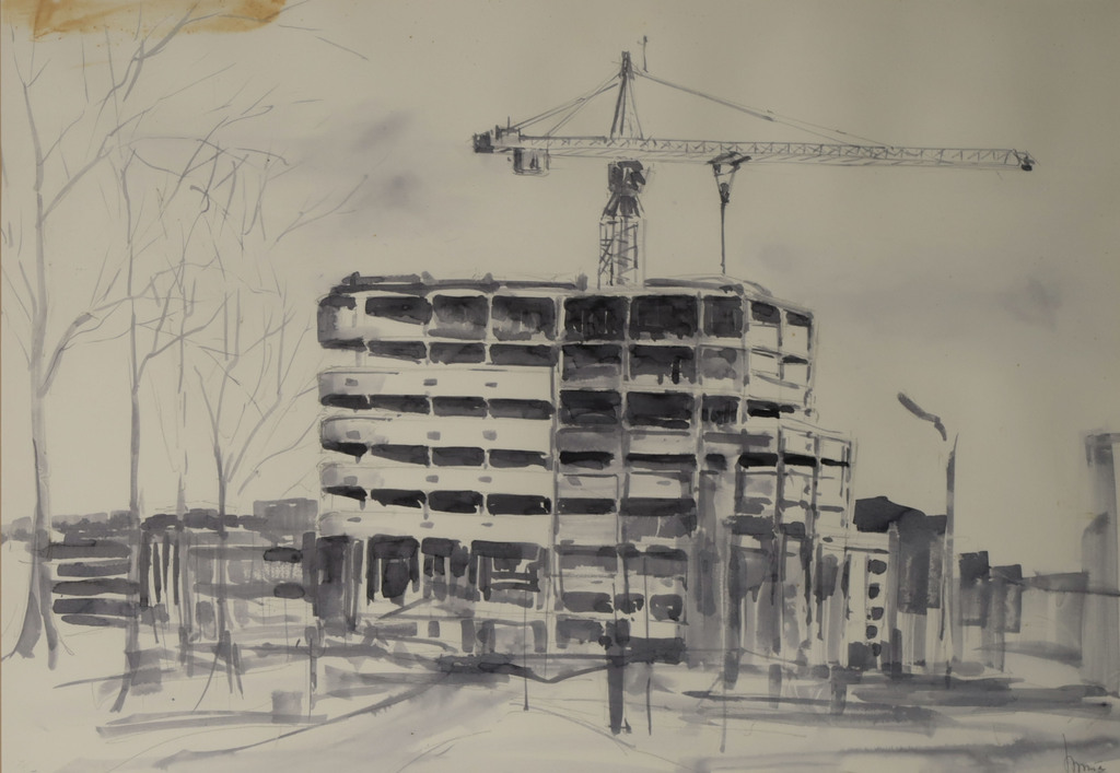 Wim Tax: Aquarel, Z.T. - Ingelijst kopen? Bied vanaf 1!