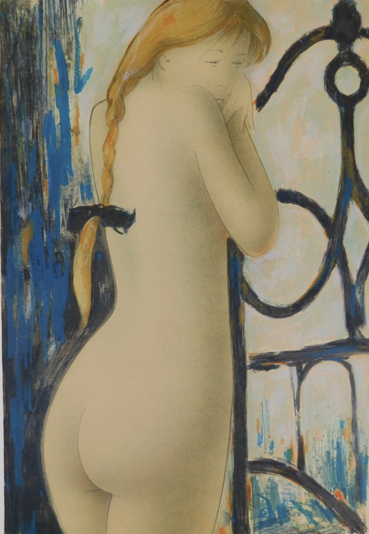 Alain Bonnefoit - Kleurenlitho - Suite Nus: Tresse kopen? Bied vanaf 50!