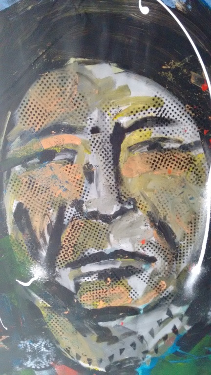 Espen Greger Hagen, schilderij,  indiaan, 120 x 100 cm, handgesigneerd kopen? Bied vanaf 250!
