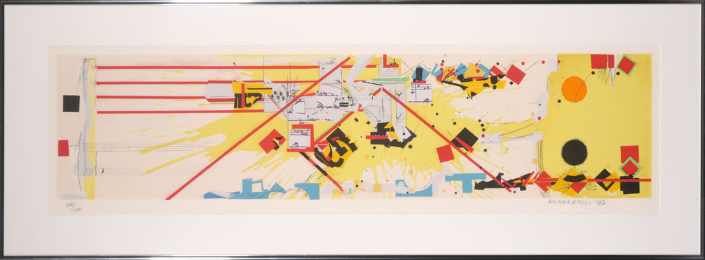 Sam Middleton: Zeefdruk, Moonglow - Ingelijst verkocht voor € 50!