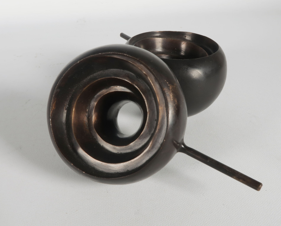 Onbekende kunstenaar: 2x Brons, Z.T. (Sjoerd Buisman?) kopen? Bied vanaf 1!