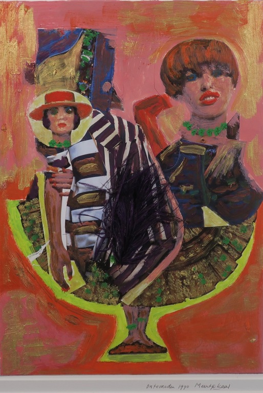 Meertje Kaal: Gemengde techniek en Collage, Ontevreden - Ingelijst kopen? Bied vanaf 1!