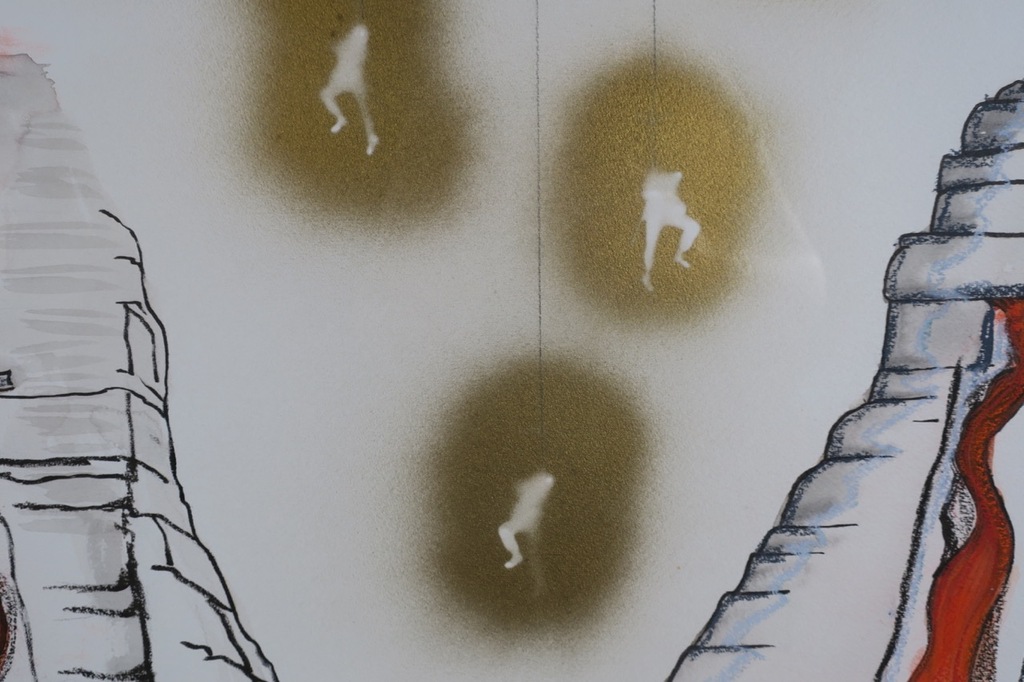 Jacolien de Jong: Gemengde techniek, Z.T. - Ingelijst (Groot) kopen? Bied vanaf 20!