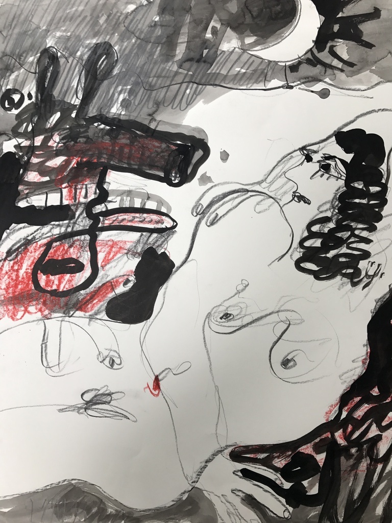 Anton Martineau ( CoBrA ) Prachtige tekening Voorstudie kopen? Bied vanaf 50!