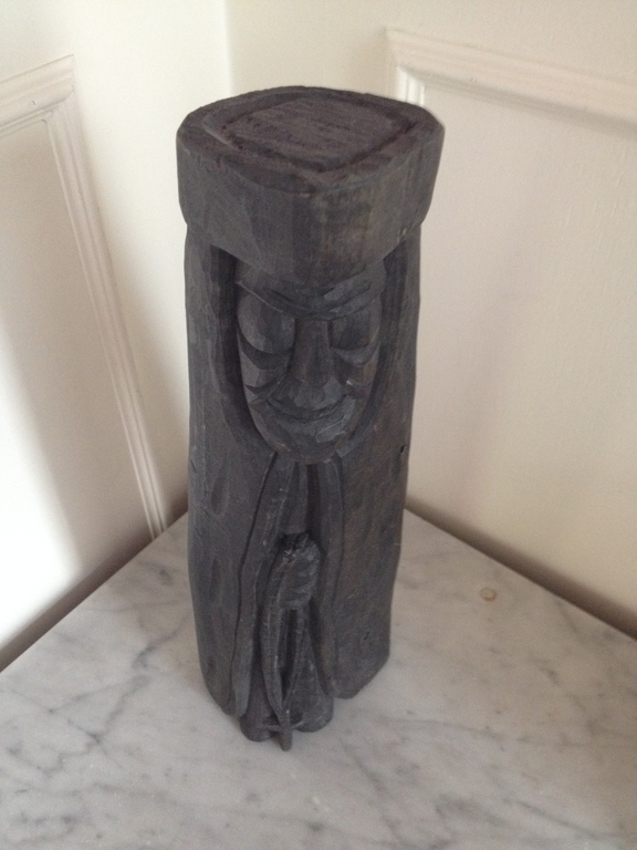 Religieus zwart houten beeld apostel, HE Welt kopen? Bied vanaf 15!