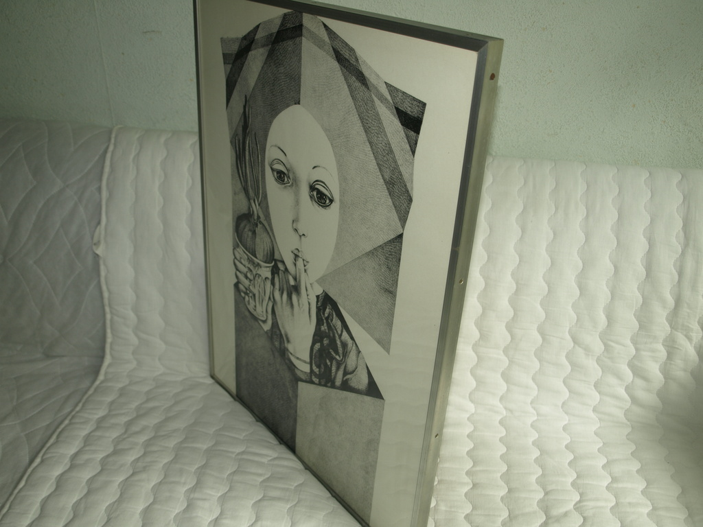 Rodolfo Meli - RODOLFO MELI – Litho - Vrouw met ui - Gesigneerd -  kopen? Bied vanaf 60!