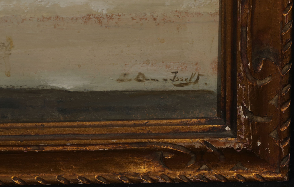 Lucie van Dam van Isselt: Olieverf op paneel, Voorjaarsgroente - Ingelijst kopen? Bied vanaf 2000!