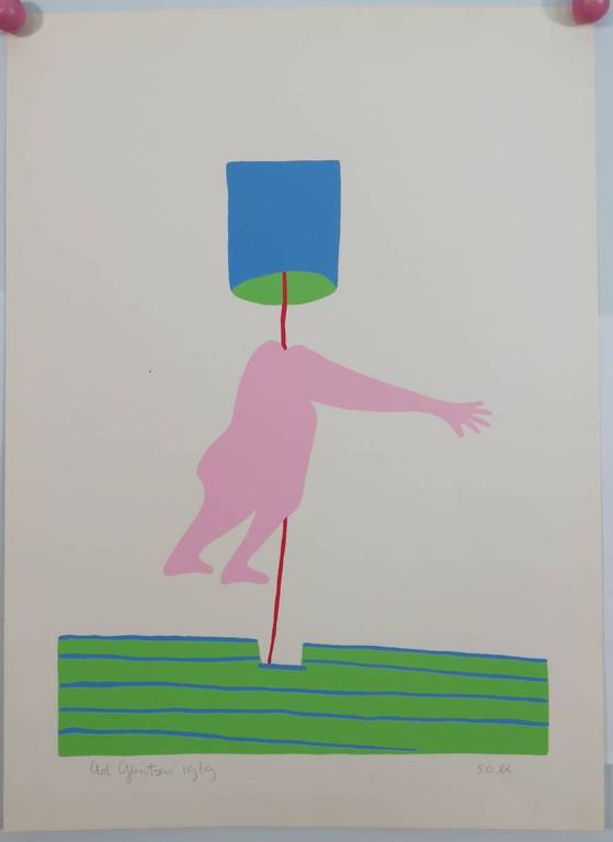 Ad Gerritsen: Zeefdruk, Acrobaat  kopen? Bied vanaf 50!