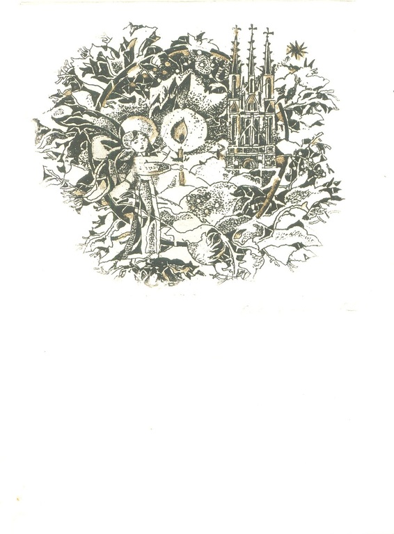 Onduidelijk signatuur: Ets 1987, Fantasie kopen? Bied vanaf 1!