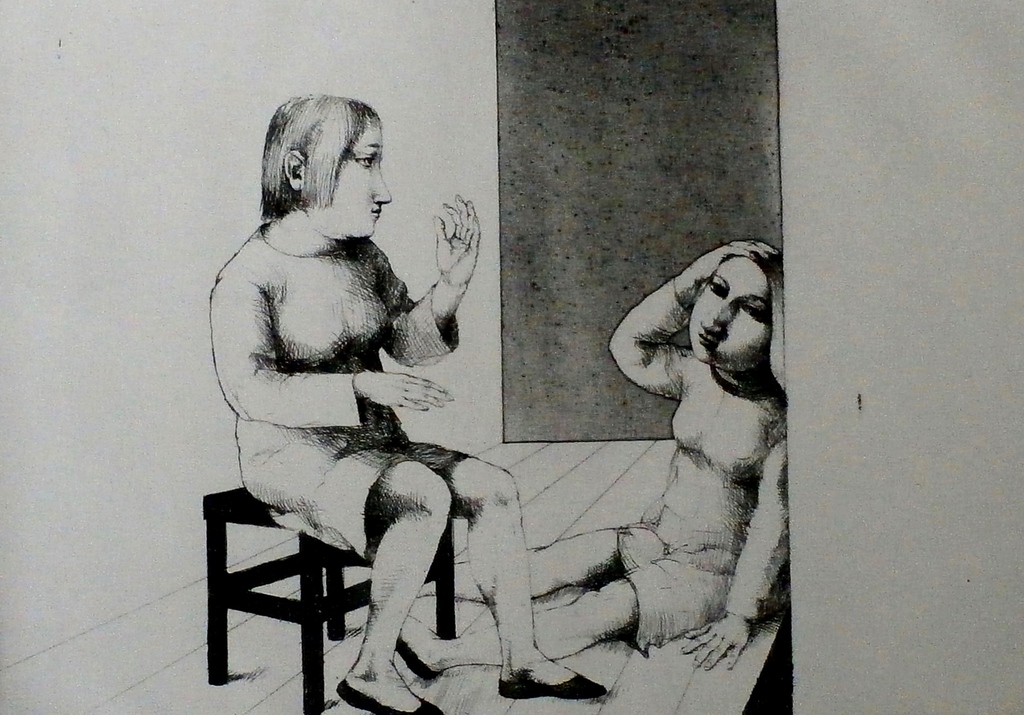 Theo Daamen - ets: Gebaar - 1967 verkocht voor € 55!