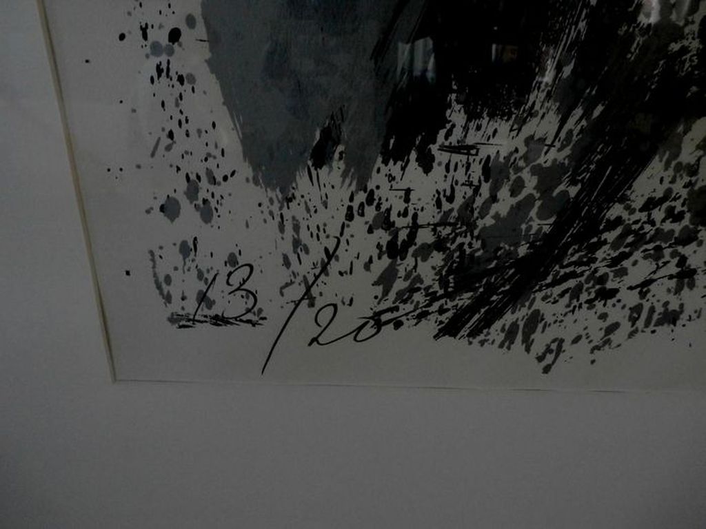 Jan Cremer - zeefdruk: Blacks (zwarte tulpen) - zeer groot-- 1991- ingelijst kopen? Bied vanaf 850!