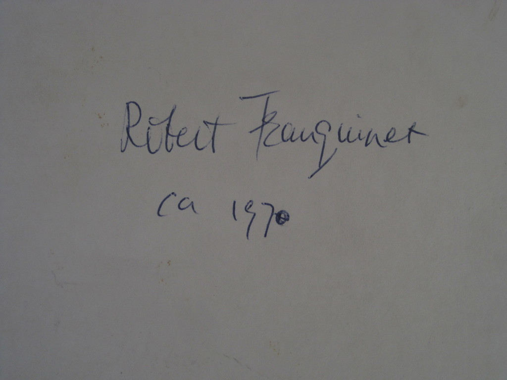 R.Franquinet 1915-1979 - abstracte compositie 1970 olieverf  kopen? Bied vanaf 1!