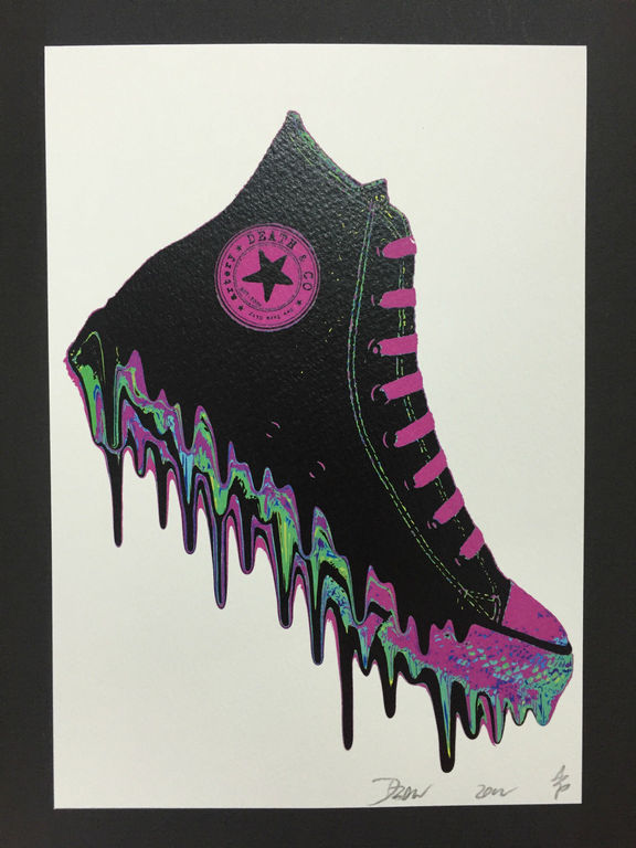 Death NYC Limited Edition Signed Graffiti painting Pop Art Print Drip P kopen? Bied vanaf 1!
