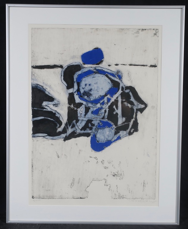 Cees Kortlang: Ets, Zonder titel X - Ingelijst kopen? Bied vanaf 40!