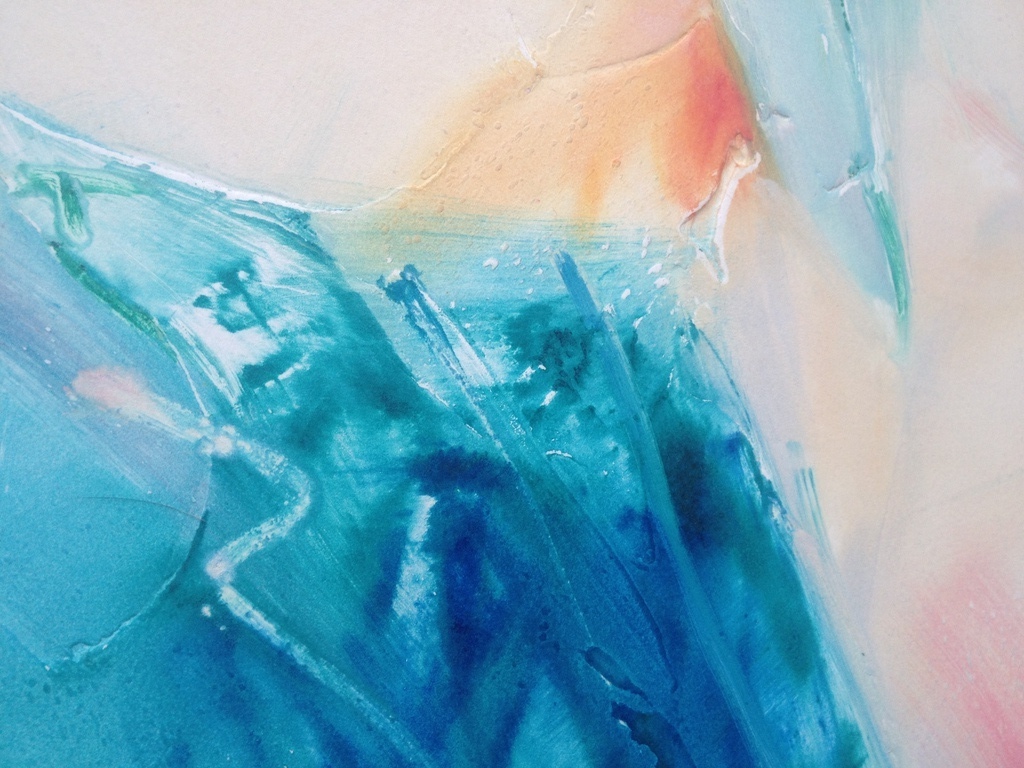 Prachtige en zeer grote ets (monotype), Jean Richardson, 'Stormy Herd', 1996 kopen? Bied vanaf 250!