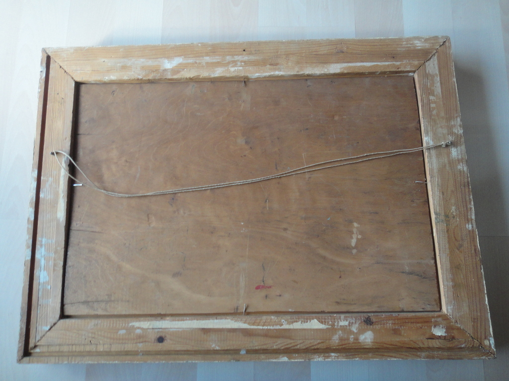 Engelse school-olieverf op board-klassiek stilleven met chrysanten in vaas kopen? Bied vanaf 95!