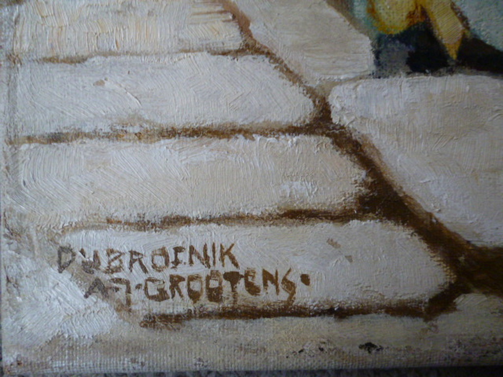 Adrianus Johannes Grootens - olieverf - Dubrovnik kopen? Bied vanaf 160!