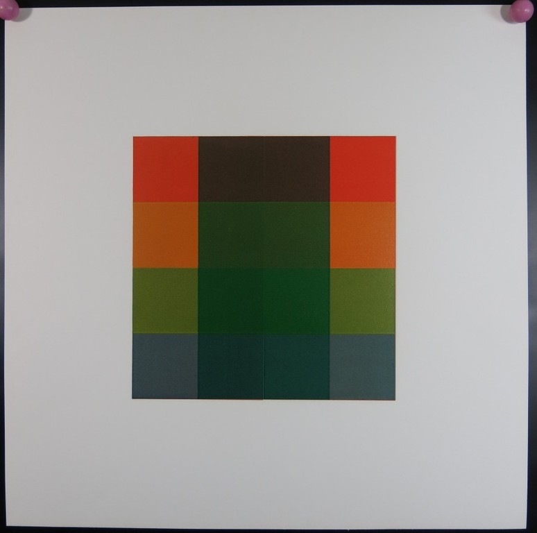 Michiel Duvekot: Lino, Geometrische compositie met vierkanten Nr. 5 'E' kopen? Bied vanaf 1!