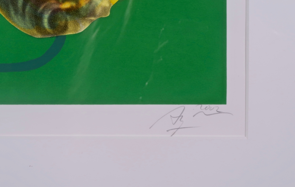 Arjan van Arendonk: Zeefdruk, Zonder titel - Ingelijst kopen? Bied vanaf 40!