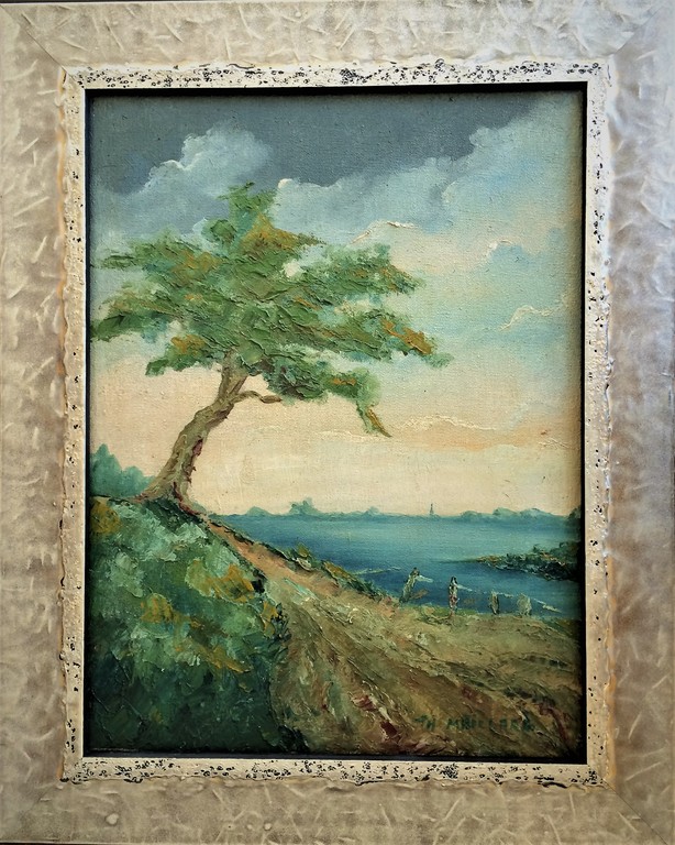 Thomas Maillard 1904-1953- olieverfschilderij verkocht voor € 42!