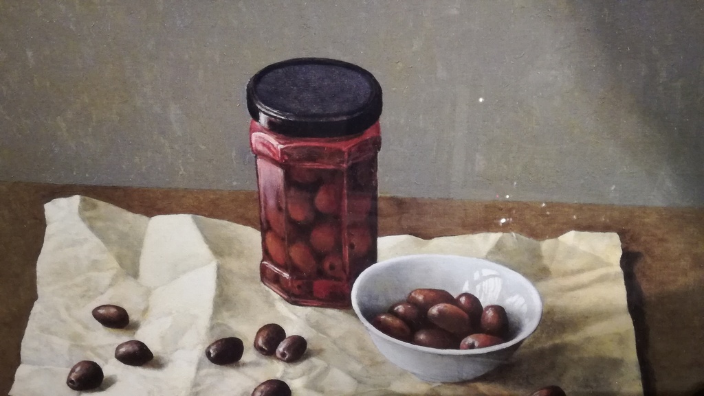 Fred de Heij, Giclee, Stilleven met olijven, ingelijst kopen? Bied vanaf 30!