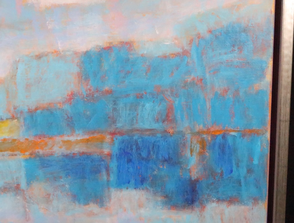 Joep de Bekker: Olieverf op doek, Z.T. Blauw - Ingelijst  kopen? Bied vanaf 350!