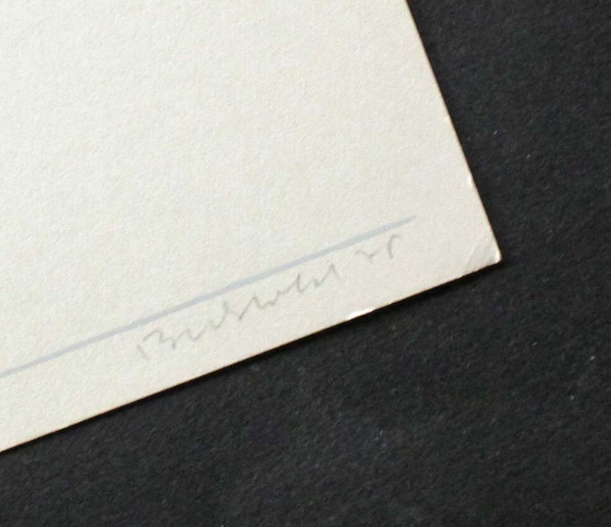 Erwin Bechtold - Komposition - lithografie 1975 - handgesigneerd en genummerd kopen? Bied vanaf 20!