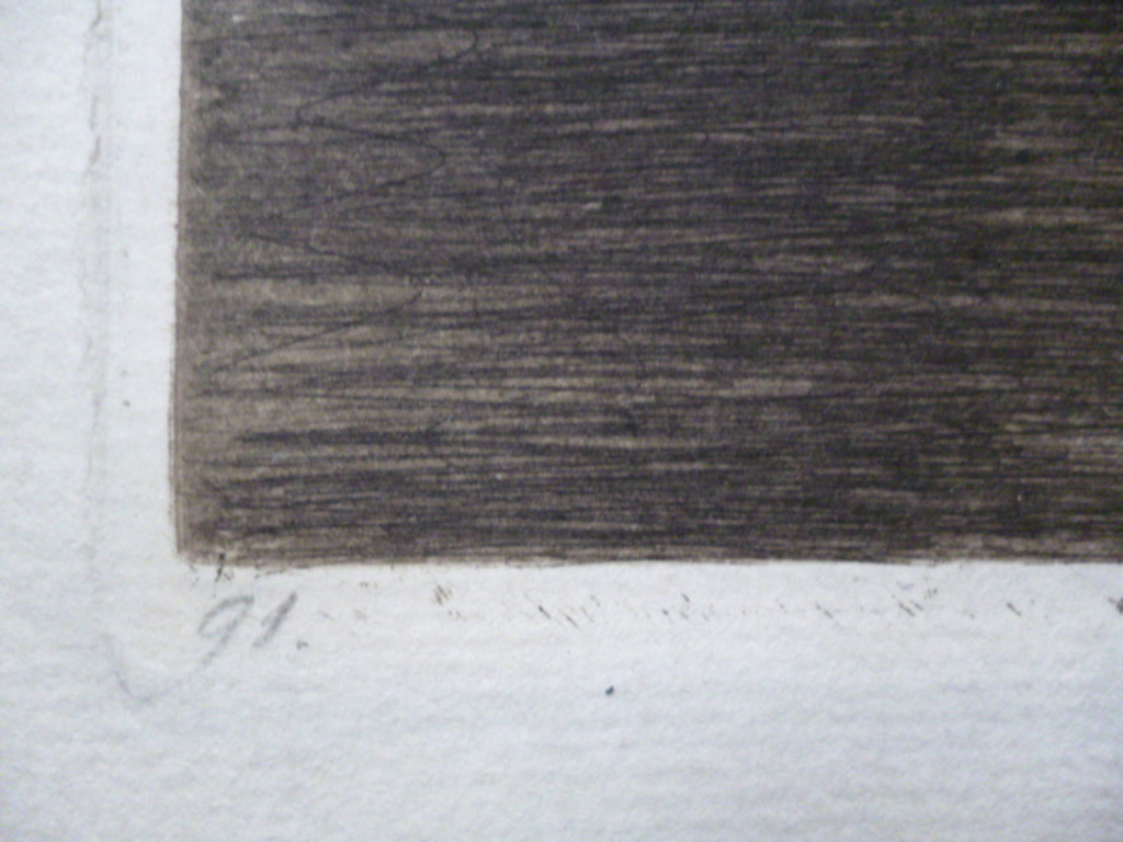 Willem Witsen - ets - Binnenkant, met wapperende was op de schepen kopen? Bied vanaf 450!