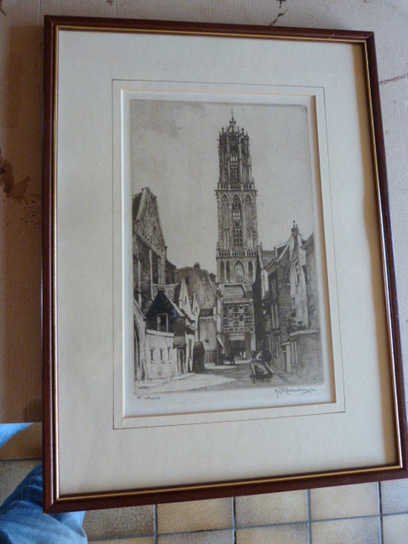 Buurkerkhof, Utrecht,  --- ets uit het jaar 1932. kopen? Bied vanaf 35!