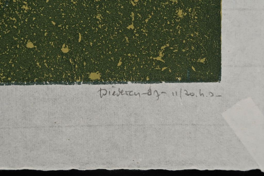 Jef Diederen: Lino op Rijstpapier, Zonder titel kopen? Bied vanaf 35!