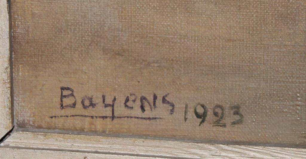 Han Bayens, Olieverf schilderij, Dopszicht in Frankrijk kopen? Bied vanaf 750!