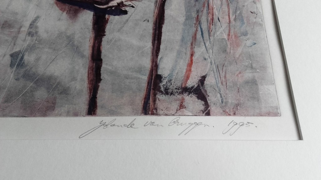 Yolande van Bruggen - Versteende Vleugels - Gesigneerd en gedateerd kopen? Bied vanaf 1!